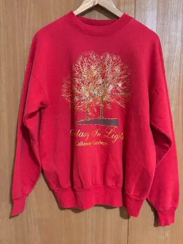 Hanes 액티브웨어 USA제 트레이닝복 L 레드