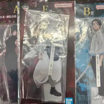 주술회전 제일복권 빅 아크릴 스탠드 쵸소우 마키 오토코츠 3종