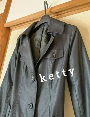 Ketty 블랙 트렌치코트