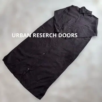 가격 인하 URBAN RESERCH DOORS 린넨 100% 셔츠 원피스
