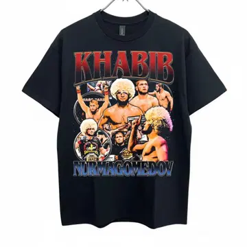 하비브 누르마고메도프 UFC MMA [ XL 사이즈 ] 티셔츠 블랙