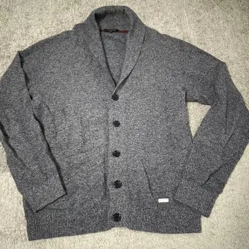 미사용 MACKINTOSH LONDON 메탈 플레이트 가디건 그레이