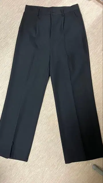 슬랙스 블랙 와이드 팬츠 L 사이즈