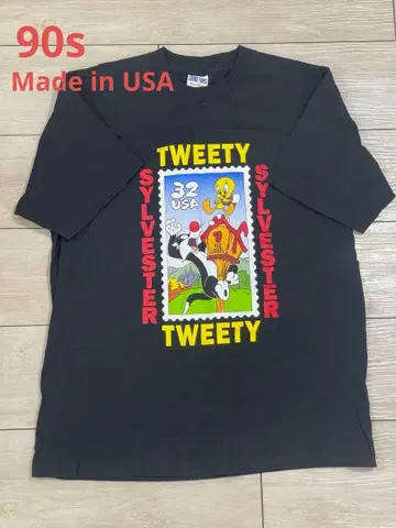 90s 루니툰 x USPS 티셔츠 루니툰