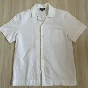 APC 오픈 카라 셔츠