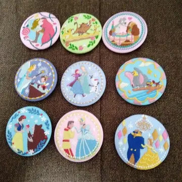 디즈니 자수 캔뱃지