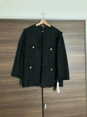 프레이 아이디 2way 베스트 트위드 자켓