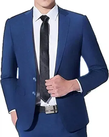 자켓 남성용 비즈니스 블레이저 수트 테일러드 2버튼