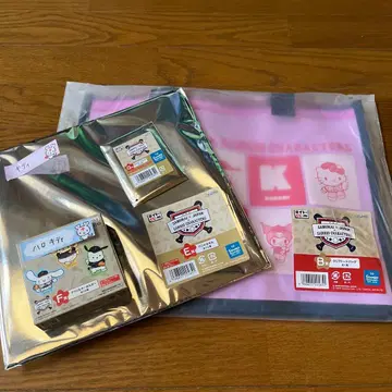 산리오 사무라이 재팬 콜라보 복권 토트백 & 키티 E, F, G상