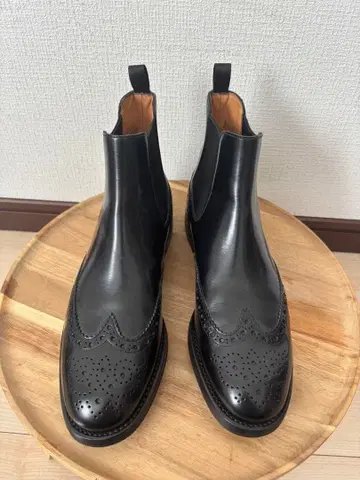 처치스 블랙 부츠 38