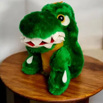 [ 레어 / 레트로 ] 고질라 공룡 핸드 퍼펫 봉제 인형 1980년대