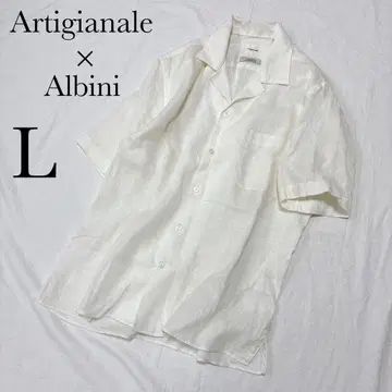 Artigianale x Albini 린넨 100% 셔츠 화이트 L