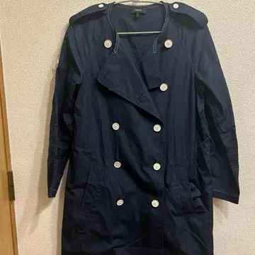 theory 띠어리 스프링 코트 네이비 S