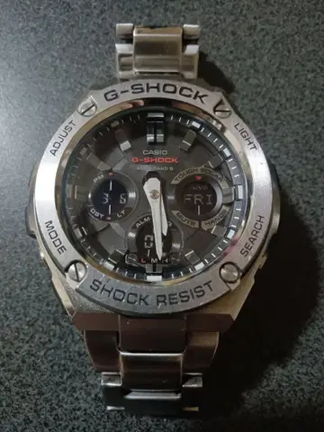 CASIO G-SHOCK 실버 시계