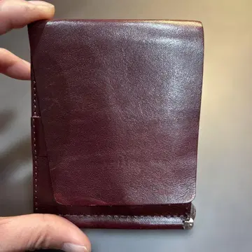 남성용 머니클립 천연 가죽