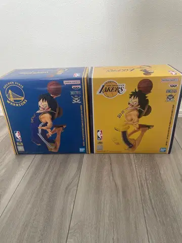 NBA 루피 원피스 베이스샵 Lakers Warriors 2체 세트