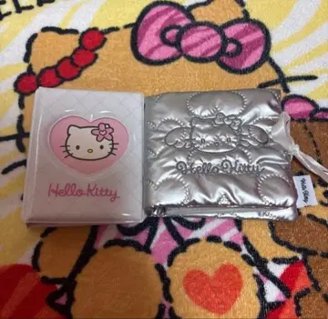 새상품급 키티 퀼팅 씰북 미니 씰북 세트