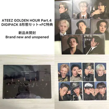 ATEEZ GOLDEN HOUR Part.4 DIGIPACK 8형태 세트