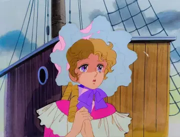 레이디 조지 애니메이션 셀화 (배경 포함)