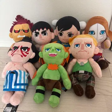 스트리트 파이터 II 봉제 인형 라운드 원 한정판