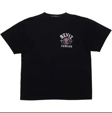 [ KRHYME DESIGN ] PRINT SHIRT 'DEVIL' BK