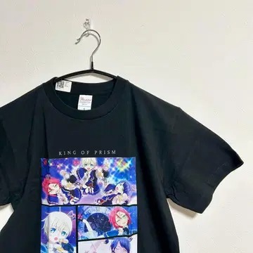 KING OF PRISM 티셔츠 블랙 S 사이즈