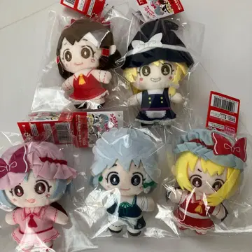 동방 Project 봉제 인형 키링 5종 세트 다이소