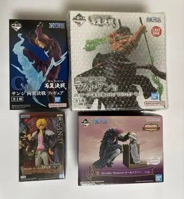 원피스 상디 조로 로우&코라손 피규어 4체 세트