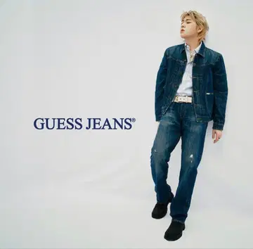 GUESS JEANS Jacket Selvedge 데님 자켓 지코