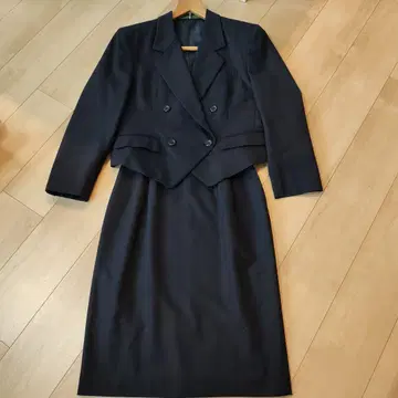 뉴요커 다크 네이비 더블 브레스트 셋업