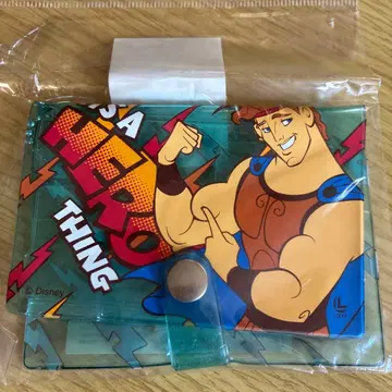 당시 미개봉 디즈니 헤라클레스 버튼 포함 클리어 케이스 호출기 케이스