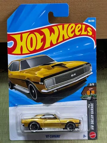 핫휠 베이직 2026 56/250 1967 카마로 골드