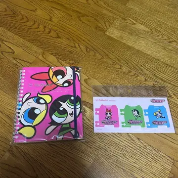 파워퍼프걸 롤링 노트 북마크