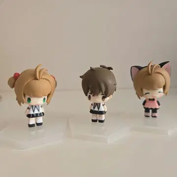 카드캡터 사쿠라 코에다라이즈 삼체 미니 피규어