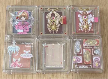 카드캡터 사쿠라 멀티 컬러 파우더 전종 세트
