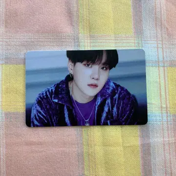 BTS 럭키 드로우 미공개 BE 한국 트레이딩 카드 SUGA 윤기