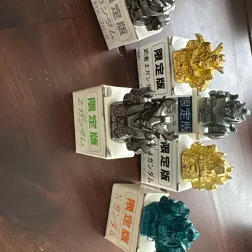 한정판 건담 건지우개 6체 세트