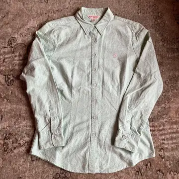 Brooks Brothers 민트 그린 긴팔 셔츠 사이즈 2