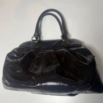 [ 새상품급 ] 긴자 요시노야 브라운 가죽 핸드백