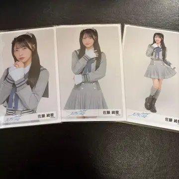 AKB48 명나고리 벚꽃 회장 한정판 브로마이드 사토 키세 3장 세트