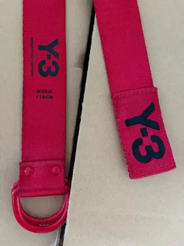 Y-3 레드 벨트 118cm