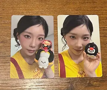 PINGUXTAENGGEU 태연 트레이딩 카드 혜택 팝업 핑구탱구