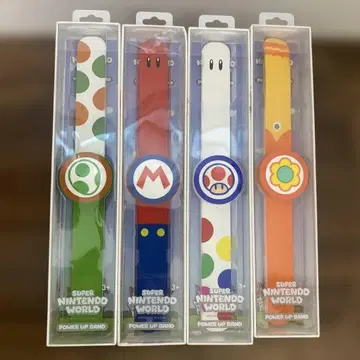 슈퍼 닌텐도 월드 파워업 밴드 4종 세트