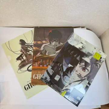 공각기동대전 클리어 파일 3종 세트 소좌 쿠사나기 모토코 파일