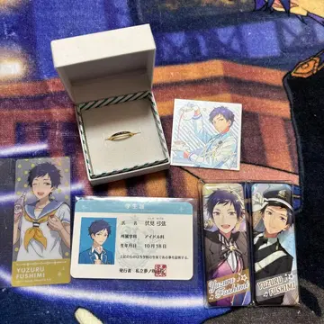 앙스타 후시미 유즈루 이치방 액세서리 학생증 롱 캔뱃지