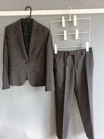 아오야마 양복 n-line Precious 브라운 체크 상하의