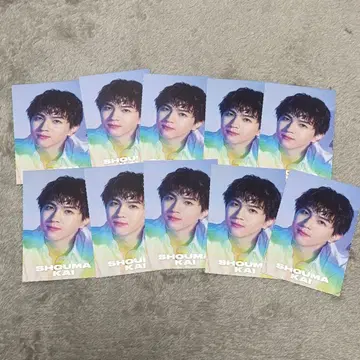 카이 쇼마 NYLON 트레이딩 카드 10장 묶음 판매