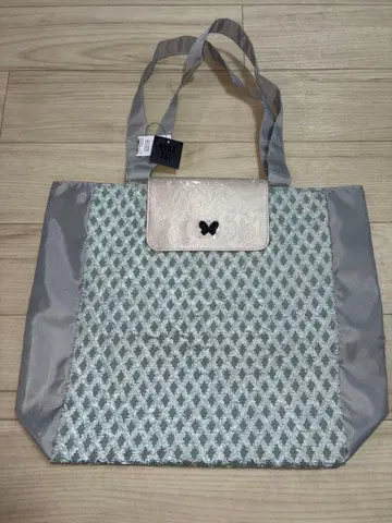 새상품 택 포함 안나수이 토트백 나일론 리버서블 에코백