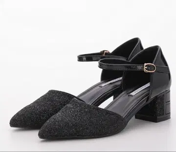 Haremode preferir 청키힐 펌프스 블랙 24