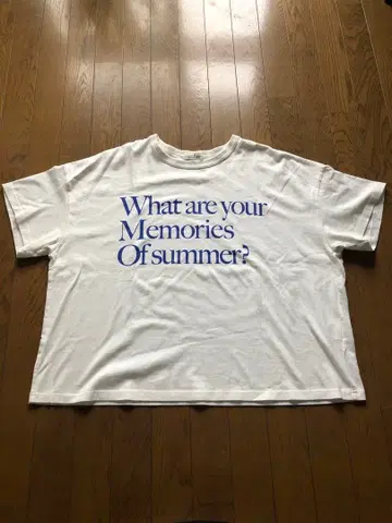 nestrobe (네스트로브) | 코튼 천축 BIG 사이즈 메시지 Tee